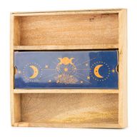 Plateau de Tarot Phases de la Lune Bleue avec support de cartes