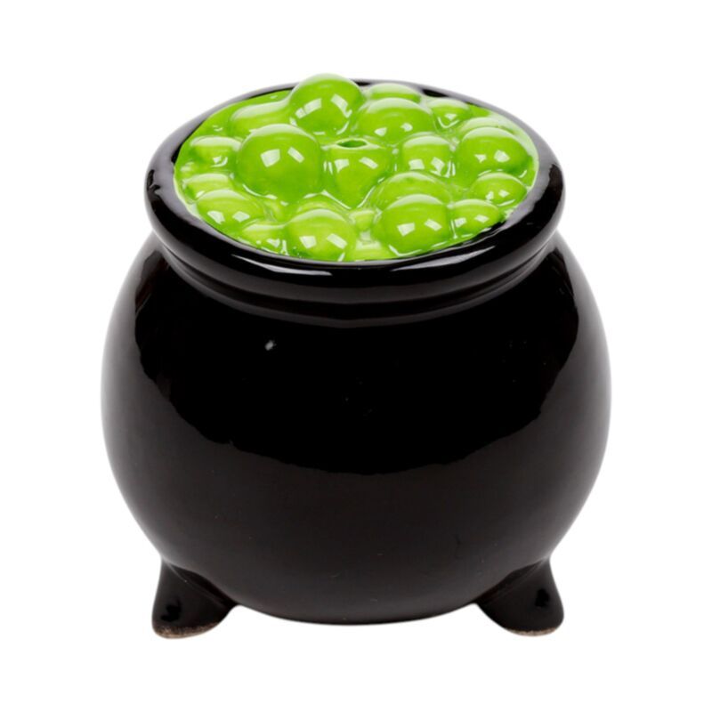 Set de salière et poivrière en céramique – Chapeau de sorcière et chaudron