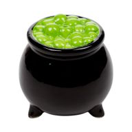 Set de salière et poivrière en céramique – Chapeau de sorcière et chaudron