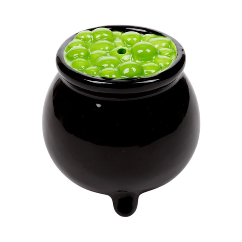 Set de salière et poivrière en céramique – Chapeau de sorcière et chaudron