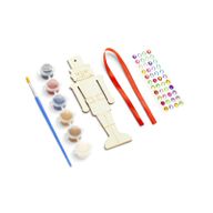 Décoration de sapin de Noël Casse-Noisette à peindre soi-même – Kit créatif DIY