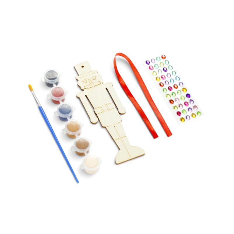 Décoration de sapin de Noël Casse-Noisette à peindre soi-même – Kit créatif DIY