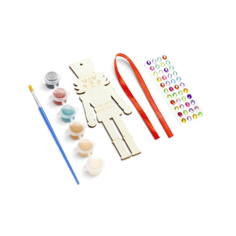 Décoration de sapin de Noël Casse-Noisette à peindre soi-même – Kit créatif DIY