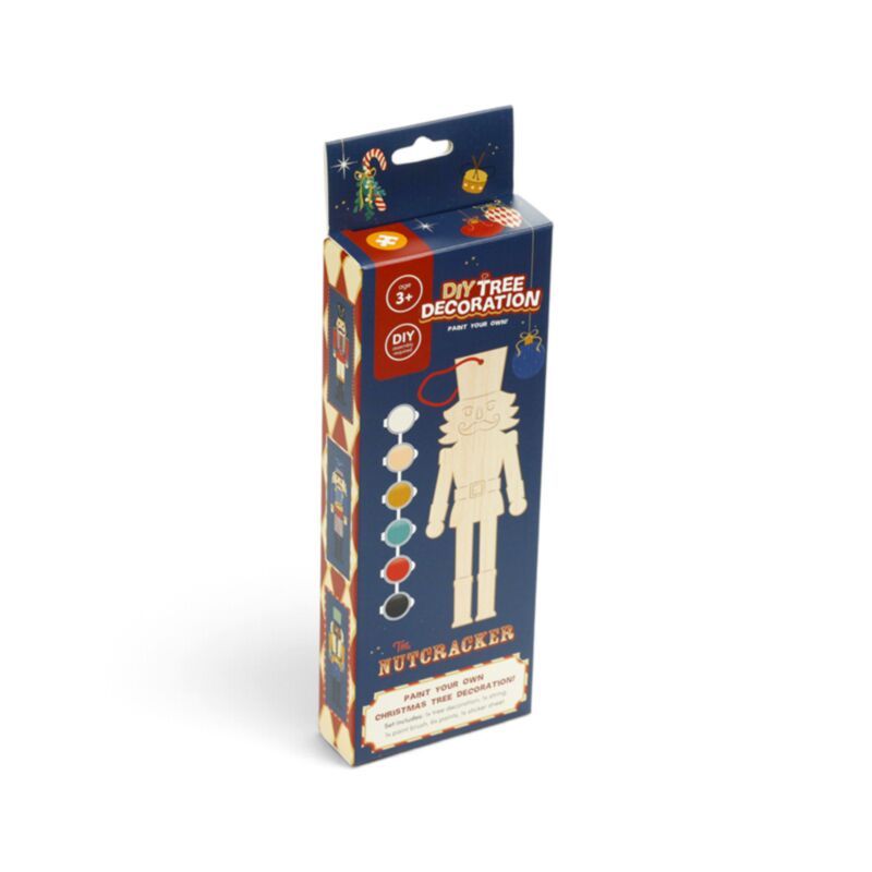 Décoration de sapin de Noël Casse-Noisette à peindre soi-même – Kit créatif DIY