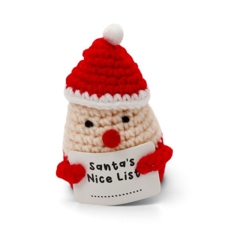 Mix de décorations au crochet pour un soutien émotionnel positif - Thème Noël