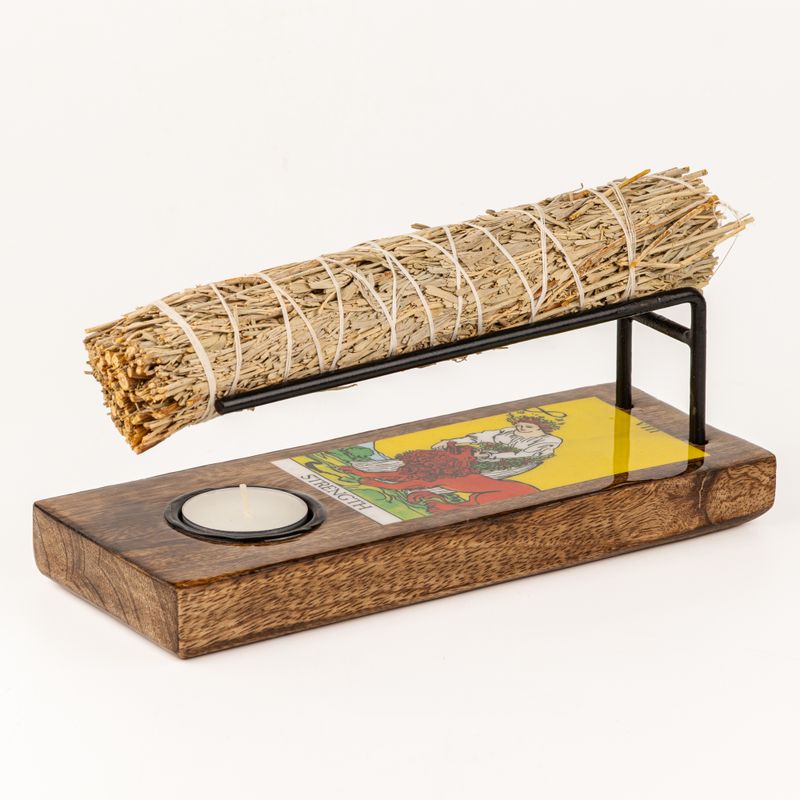 Pack de démarrage : Brûle-encens émaillé pour bâtons de sauge (4 designs × 6)