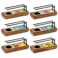 Pack de démarrage : Brûle-encens émaillé pour bâtons de sauge (4 designs × 6)