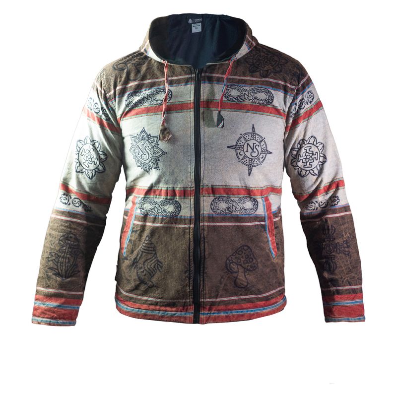 Veste Nomad Sari Himalayan Soul – Mandala Pierre – Taille M
