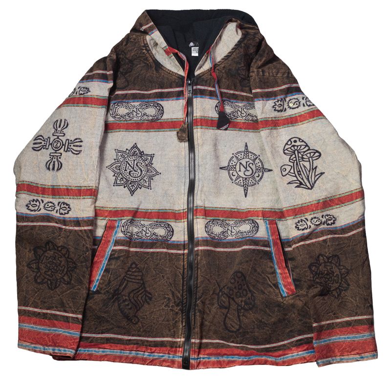 Veste Nomad Sari Himalayan Soul – Mandala Pierre – Taille M
