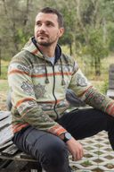 Moyen – Veste Nomad Sari Himalayan Soul – Vert Mantra