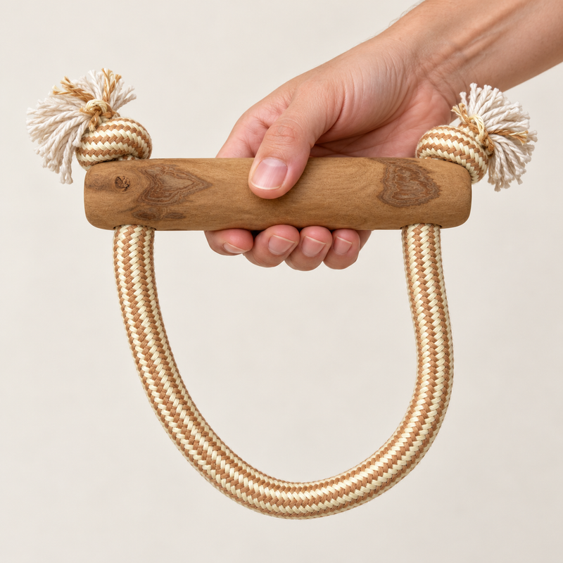 Jouets PAW – Bâton à mâcher en bois de caféier – Boucle & Corde