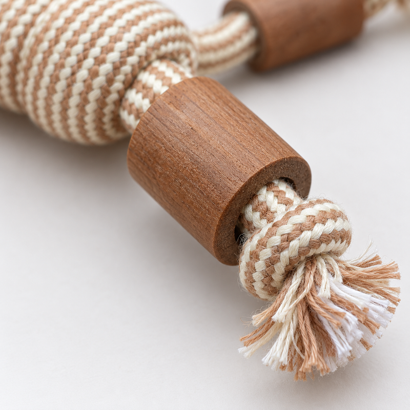 Jouet PAW – Bâton à mâcher en bois de caféier – Corde Ranger – Balle