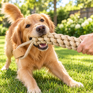 Jouet PAW pour Chien – Bâton à Mâcher en Bois de Café – Bûcheron Tire-Tire