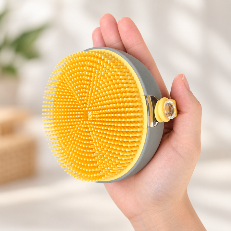 Accessoires de toilettage PAW – Shampoing & Brosse de massage – Picots en silicone