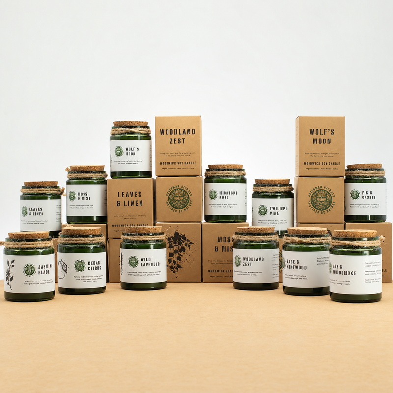 Pack de démarrage – Bougies en cire de soja Woodwick