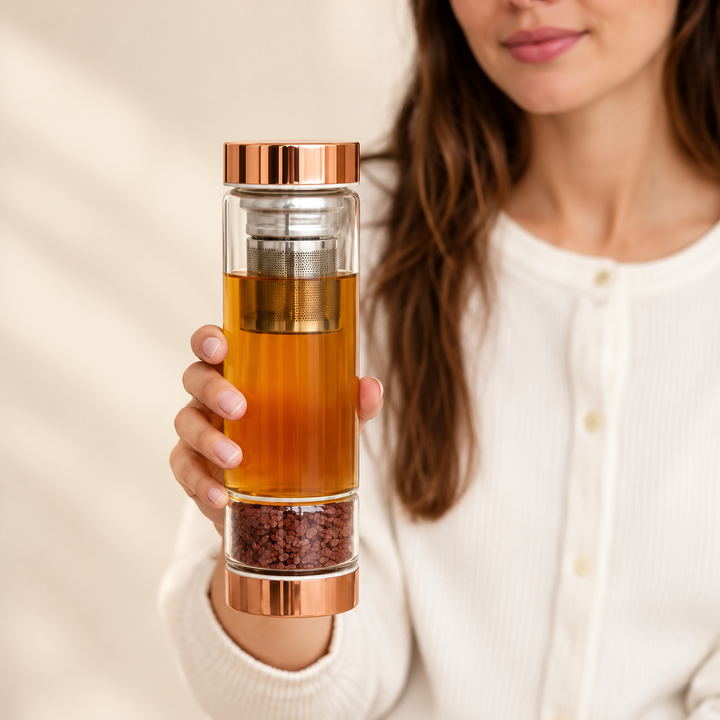 Bouteille Infuseur à thé avec gemme