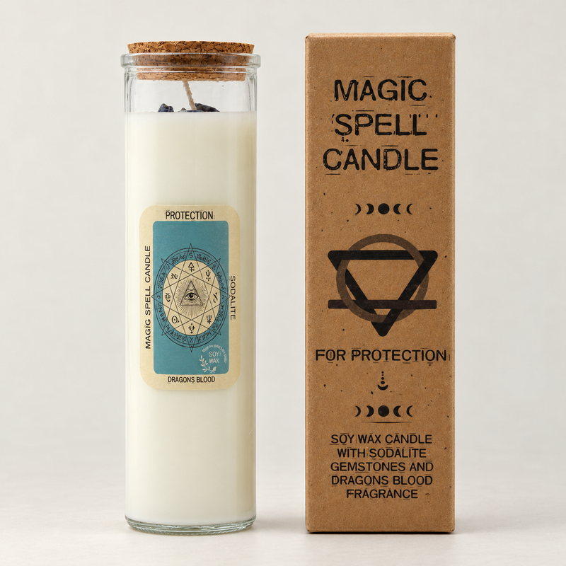 Bougie de Rituel Magique – Protection
