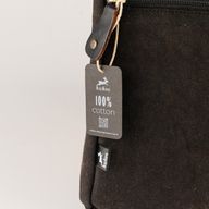 Grande pochette pour ordinateur portable délavée – Anthracite