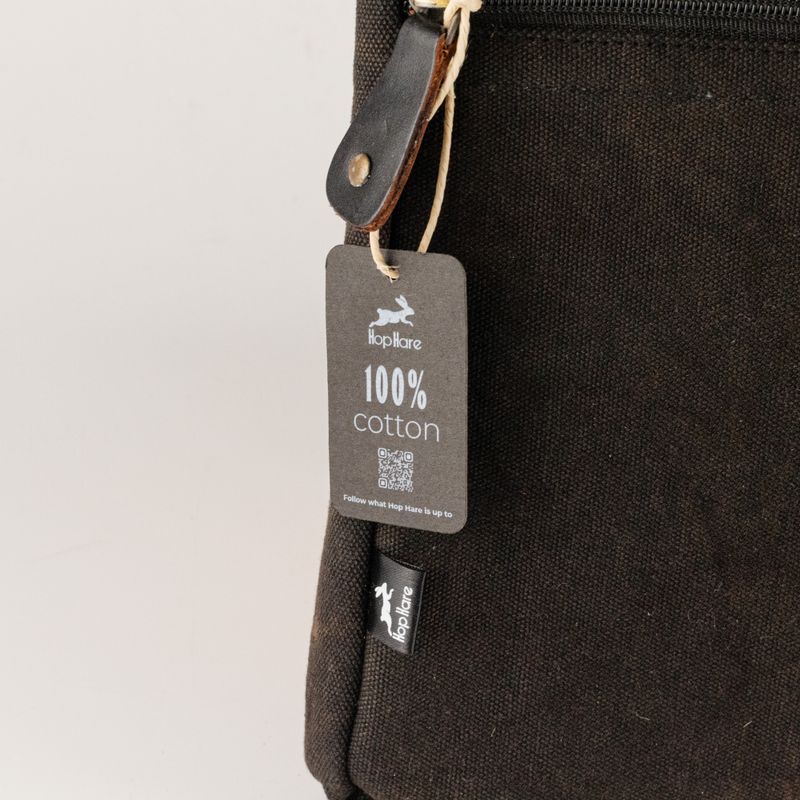 Grande pochette pour ordinateur portable délavée – Anthracite