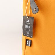 Grande pochette pour ordinateur portable en toile – Orange