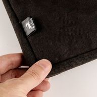 Pochette pour ordinateur portable de voyage délavée – Anthracite