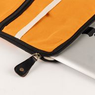 Pochette pour tablette en toile – Orange