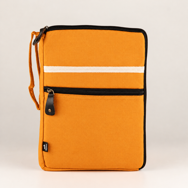 Pochette pour tablette en toile- Orange