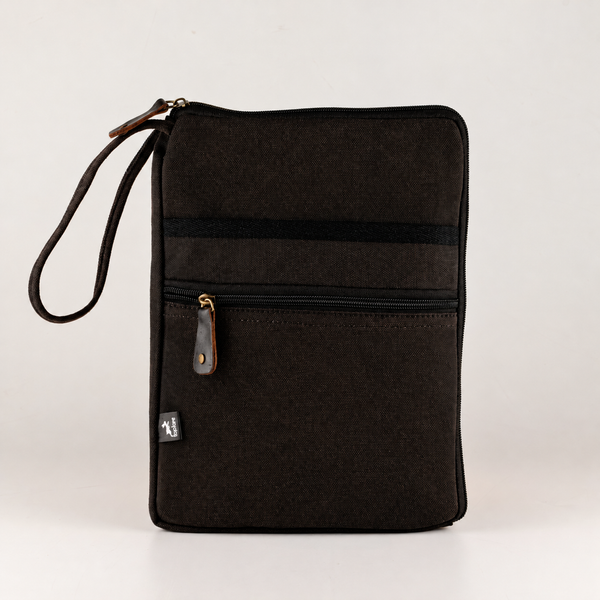 Pochette pour tablette effet délavé- Charbon