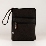 Pochette pour tablette délavée effet pierre – Anthracite
