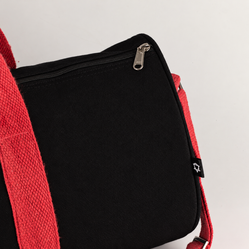 Sac de sport Don't Quit – Noir – Anses rose cerise