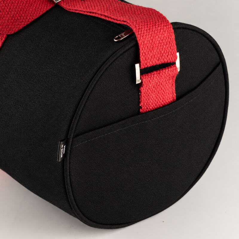Sac de sport Don't Quit – Noir – Anses rose cerise