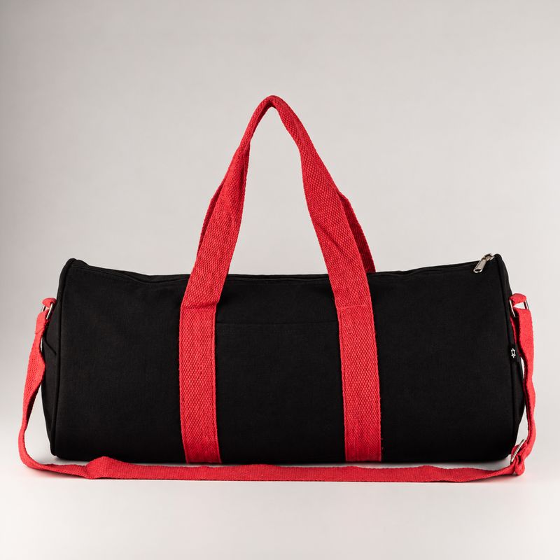Sac de sport Don't Quit – Noir – Anses rose cerise