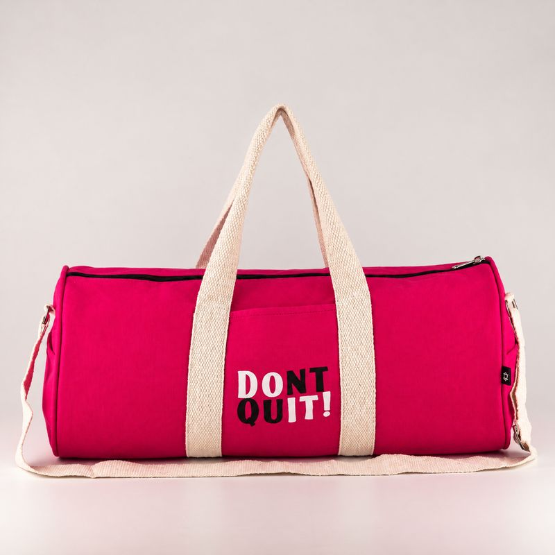 Sac de sport Don't Quit – Rose Cerise
