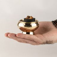 Pot à encens en charbon - Triple Lune Pentagramme