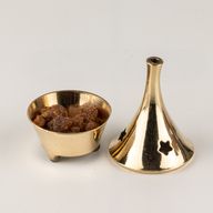 Brûleur d'encens en laiton pour cônes (modèles assortis)