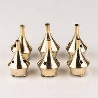 Brûleur d'encens en laiton pour cônes (modèles assortis)