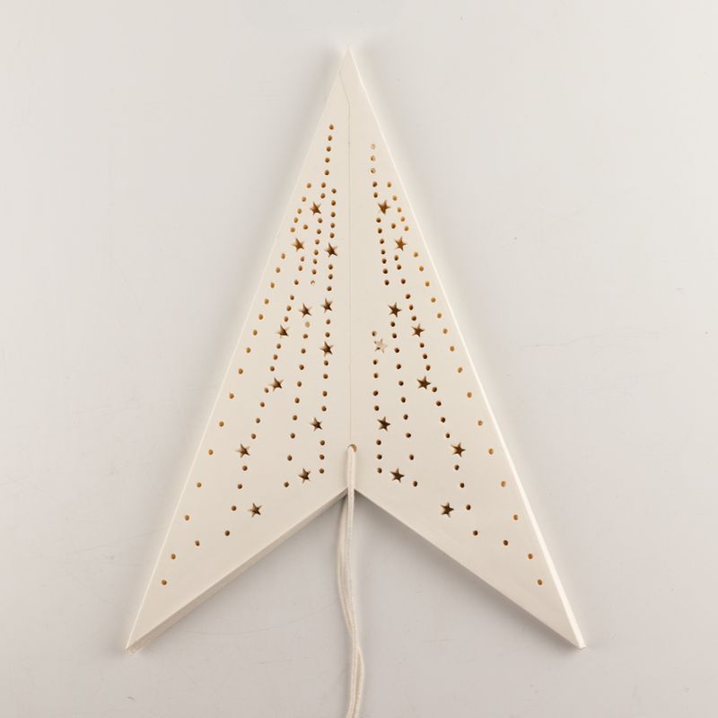 Étoile Lumineuse - Blanc Classique - Sept Branches - 60 cm