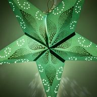 Étoile Lumineuse - Green Festival - 5 branches - 60 cm