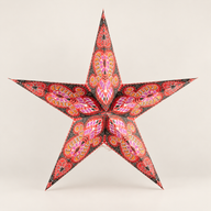 Lampe Étoile - Fire Festival à cinq branches - 60 cm
