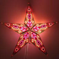 Lampe Étoile - Fire Festival à cinq branches - 60 cm