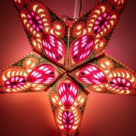 Lampe Étoile - Fire Festival à cinq branches - 60 cm
