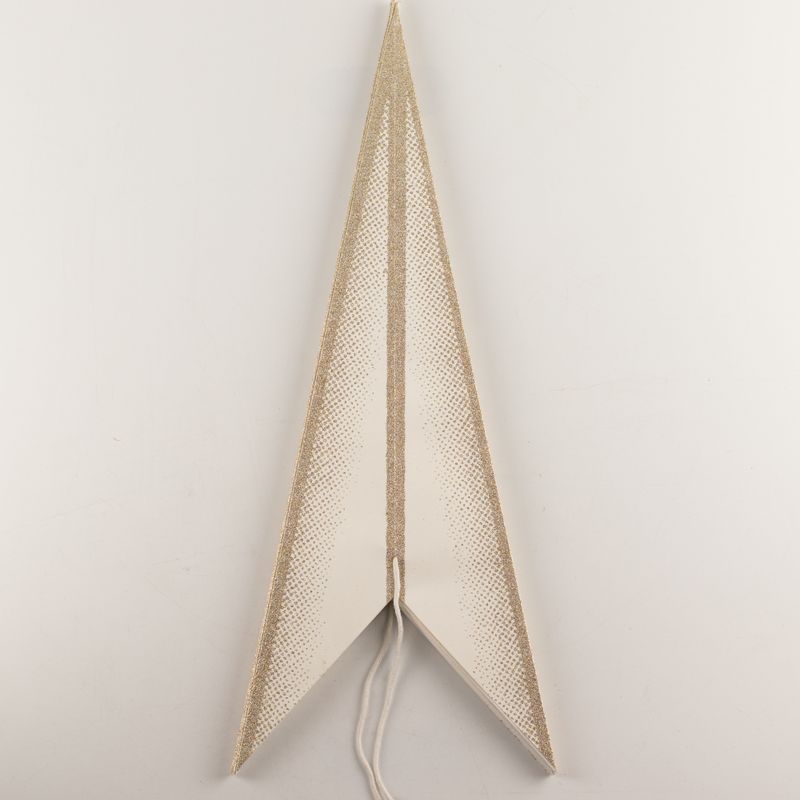 Étoile Lumineuse - Super Nova Champagne Pailletée Neuf Branches - 90cm