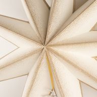 Étoile Lumineuse - Super Nova Champagne Pailletée Neuf Branches - 90cm