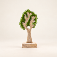 Lost in the Forrest - Décoration en bois 3D Arbre unique - 20x10 cm