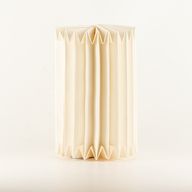 Applique Murale en Papier Plissé Scandinave