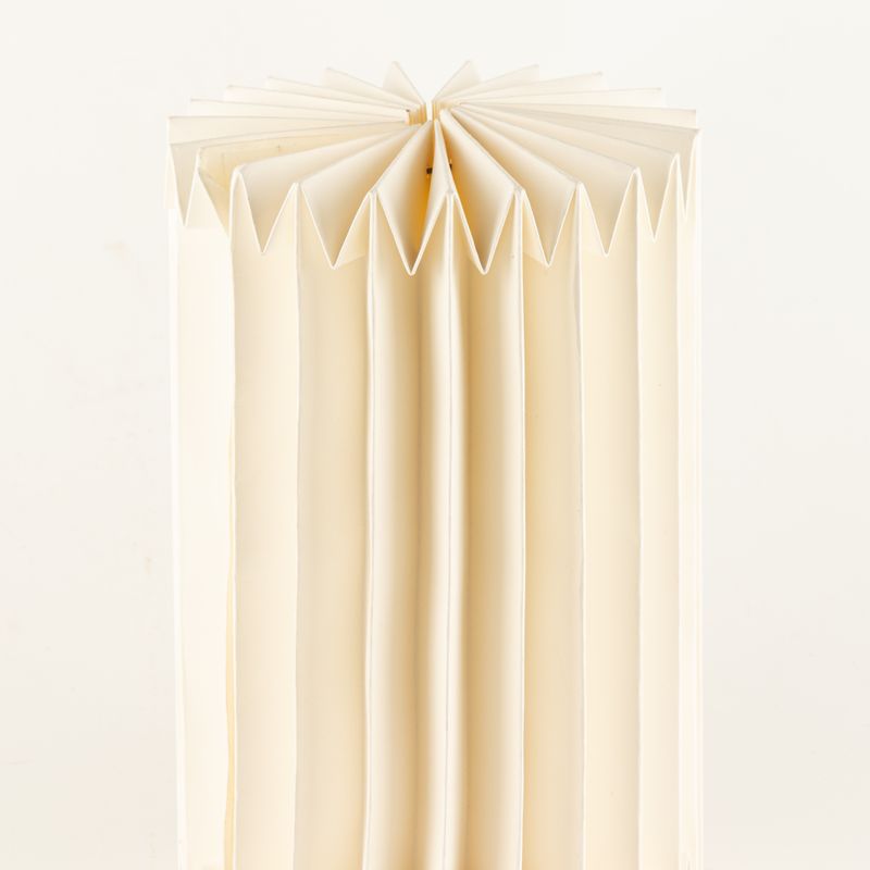 Applique Murale en Papier Plissé Scandinave