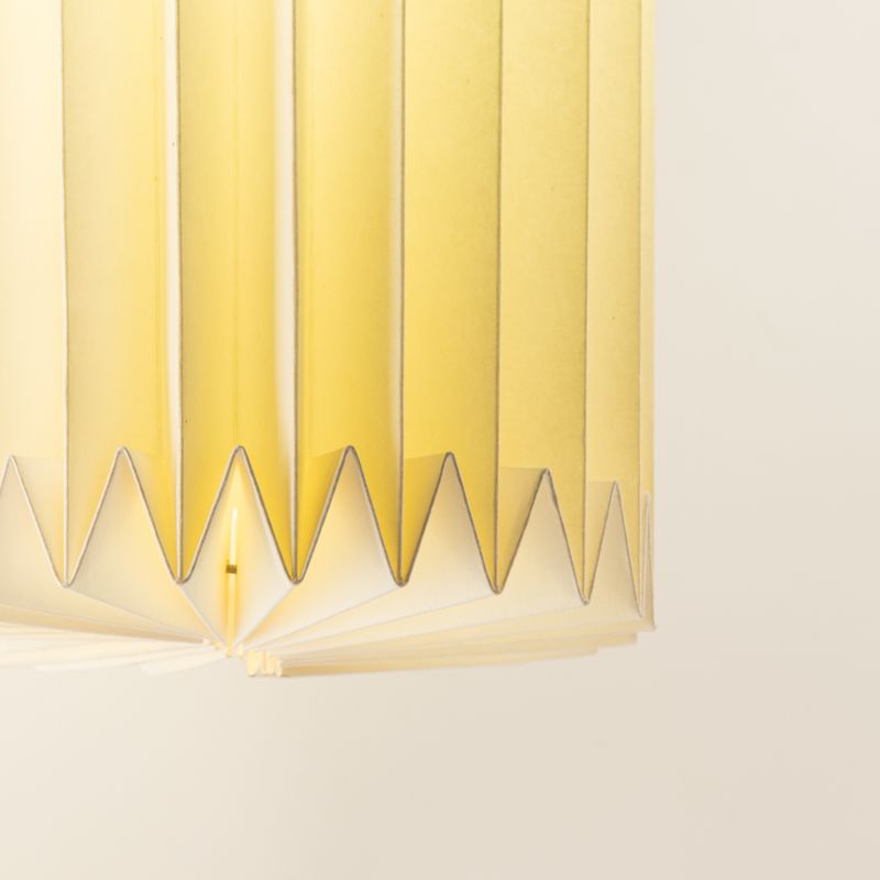Applique Murale en Papier Plissé Scandinave