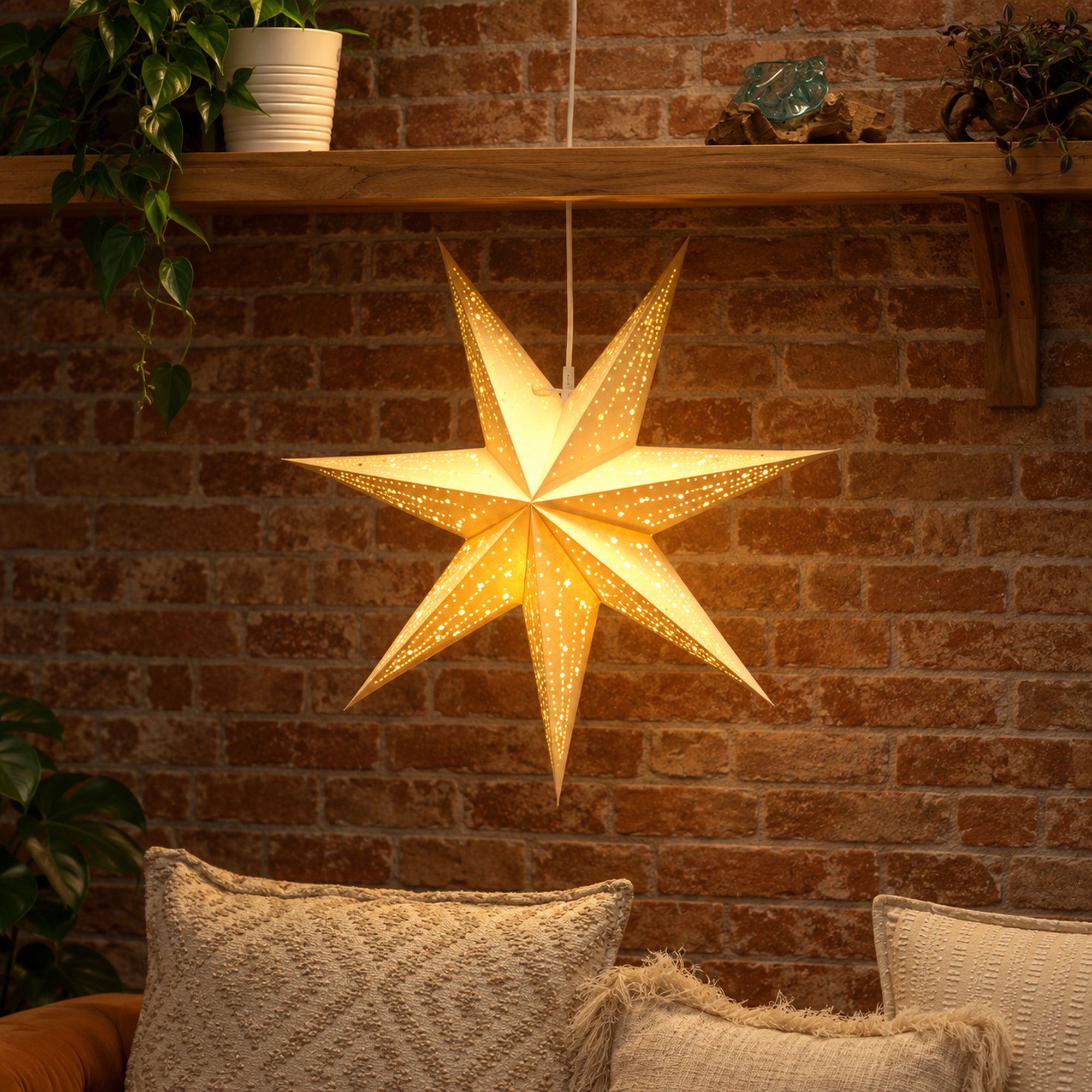 Lampes Étoiles en Papier – Décoration Lumineuse