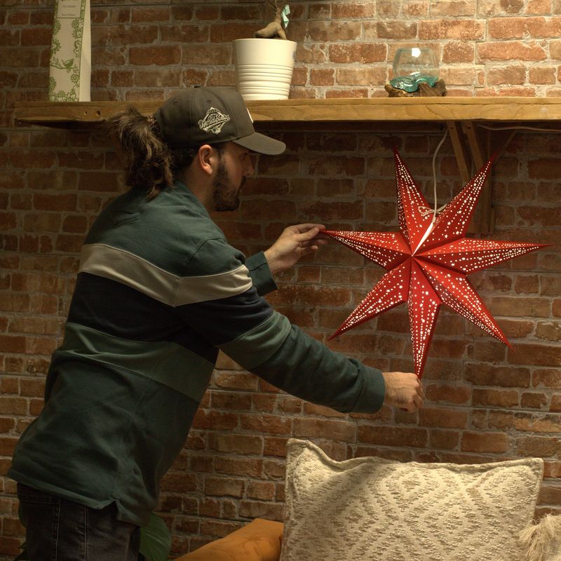 Pack de démarrage Lampes Étoiles en Papier – 20 unités avec câbles et ampoules