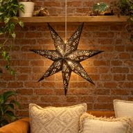 Pack de démarrage Lampes Étoiles en Papier – 20 unités avec câbles et ampoules